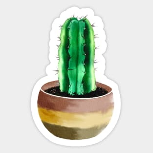 Cactus in pot Sticker